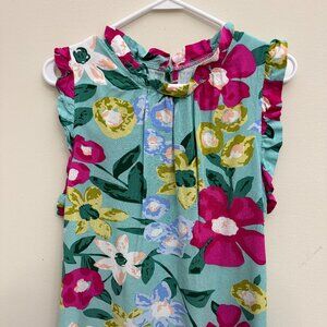 Flower Power Summer tank top - Size Large (Unbranded)